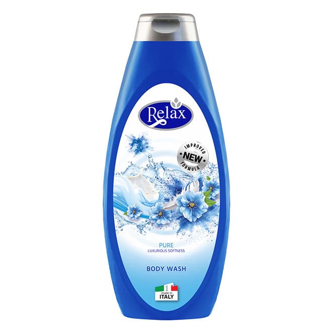 غسول الجسم Relax Pure - النعومة الفاخرة والنقاء المُنعش 750 مل