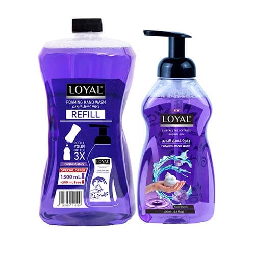 مجموعة رغوة غسيل اليدين "Purple Mystery" (الغموض الأرجواني)