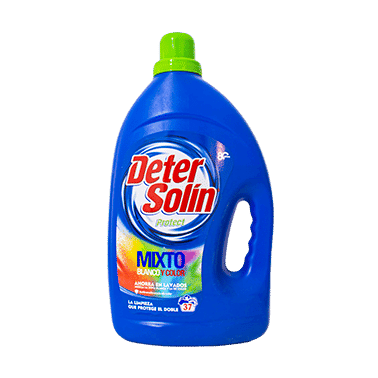 سائل غسيل Deter Solin Protect Mixto (أبيض وملون) - الحماية المزدوجة للألوان 37 غسلة
