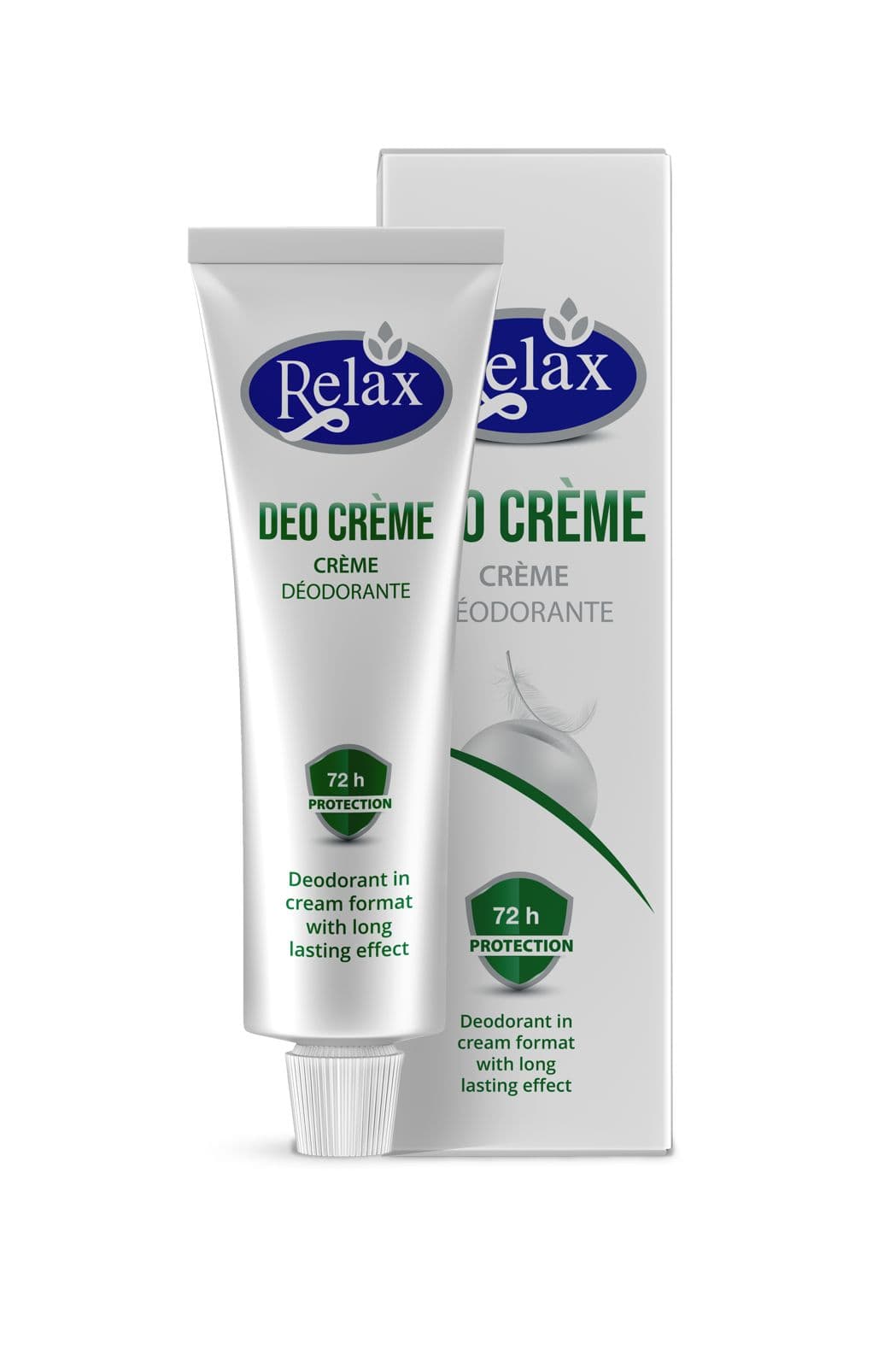 Relax Deo Crème | كريم مزيل العرق بحماية فائقة تدوم 72 ساعة 🛡🌿